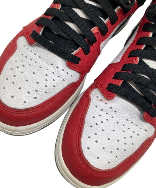 NIKE（ナイキ）NIKE (ナイキ) AIR JORDAN 1 RETRO HIGH OG SPIDERMAN ホワイト×レッド サイズ:28.5の古着・服飾アイテム