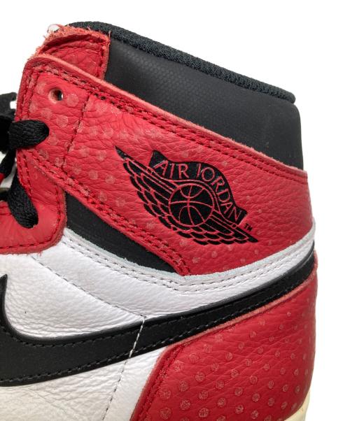 NIKE（ナイキ）NIKE (ナイキ) AIR JORDAN 1 RETRO HIGH OG SPIDERMAN ホワイト×レッド サイズ:28.5の古着・服飾アイテム