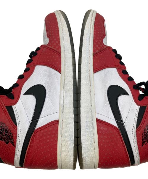 NIKE（ナイキ）NIKE (ナイキ) AIR JORDAN 1 RETRO HIGH OG SPIDERMAN ホワイト×レッド サイズ:28.5の古着・服飾アイテム