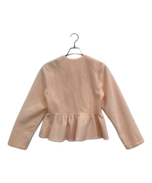 Bibiy.（ビビィ）Bibiy. (ビビィ) ペプラムカーディガン ピンク サイズ:FREEの古着・服飾アイテム