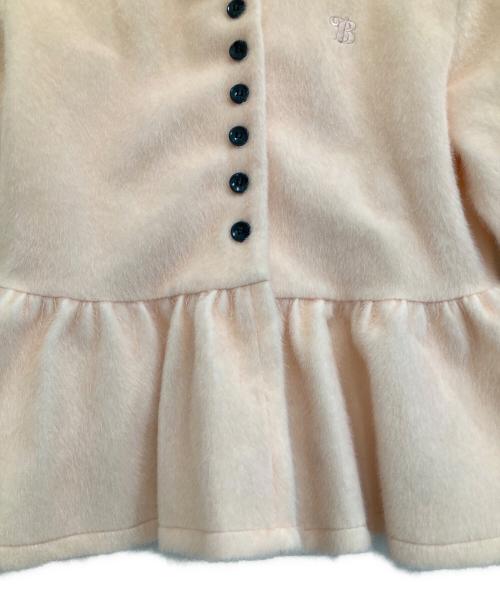 Bibiy.（ビビィ）Bibiy. (ビビィ) ペプラムカーディガン ピンク サイズ:FREEの古着・服飾アイテム