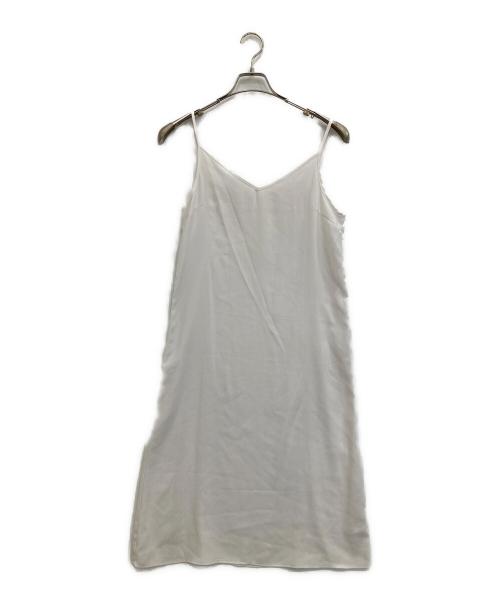 Snidel（スナイデル）Snidel (スナイデル) フリルカラーワンピース ベージュ サイズ:1の古着・服飾アイテム