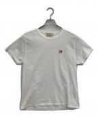 maison kitsuneメゾンキツネ）の古着「キツネロゴTシャツ」｜ホワイト