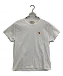maison kitsune（メゾンキツネ）の古着「キツネロゴTシャツ」｜ホワイト