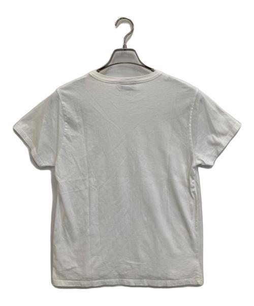 maison kitsune（メゾンキツネ）maison kitsune (メゾンキツネ) キツネロゴTシャツ ホワイト サイズ:Ｓの古着・服飾アイテム