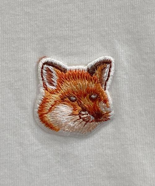 maison kitsune（メゾンキツネ）maison kitsune (メゾンキツネ) キツネロゴTシャツ ホワイト サイズ:Ｓの古着・服飾アイテム