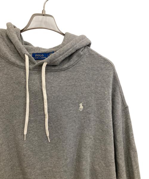 POLO RALPH LAUREN（ポロ・ラルフローレン）POLO RALPH LAUREN (ポロ・ラルフローレン) ニットパーカー グレー サイズ:Ｌの古着・服飾アイテム