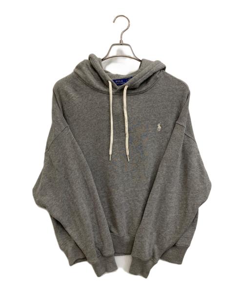 POLO RALPH LAUREN（ポロ・ラルフローレン）POLO RALPH LAUREN (ポロ・ラルフローレン) ニットパーカー グレー サイズ:Ｌの古着・服飾アイテム