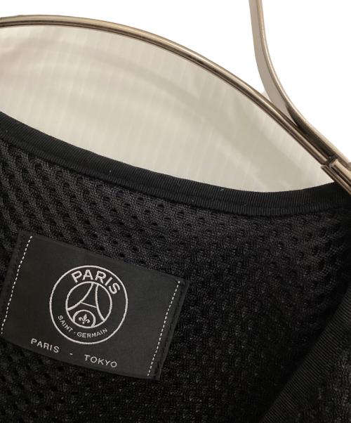 Paris Saint-Germain（パリサンジェルマン）PARIS SAINT-GERMAIN (パリサンジェルマン) メッシュデニムフィッシングベスト ブラック×インディゴ サイズ:Lの古着・服飾アイテム
