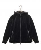 EMPORIO ARMANIエンポリオ アルマーニ）の古着「ベロアパーカー」｜ブラック