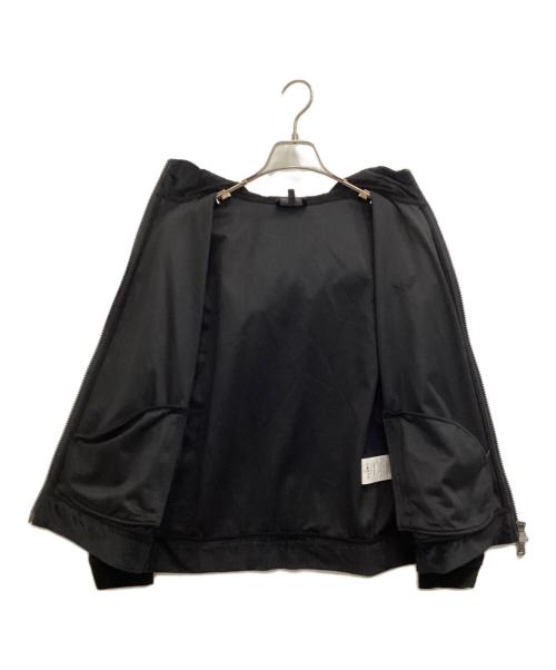 EMPORIO ARMANI（エンポリオ アルマーニ）EMPORIO ARMANI (エンポリオ アルマーニ) ベロアパーカー ブラック サイズ:40の古着・服飾アイテム