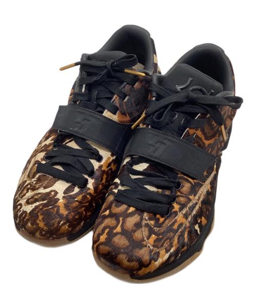 NIKE（ナイキ）NIKE (ナイキ) スニーカー ブラウン×ブラック サイズ:27.5の古着・服飾アイテム