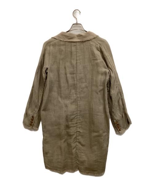 REKISAMI（レキサミ）REKISAMI (レキサミ) リネンブレンドコート ベージュ サイズ:36の古着・服飾アイテム