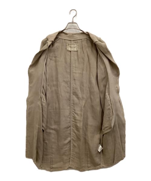 REKISAMI（レキサミ）REKISAMI (レキサミ) リネンブレンドコート ベージュ サイズ:36の古着・服飾アイテム
