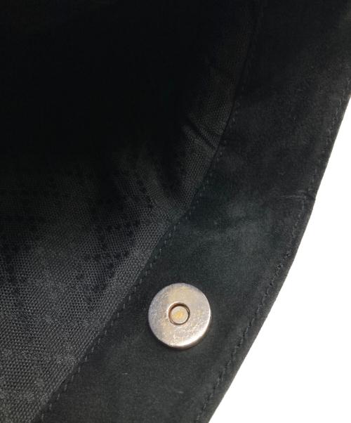 GUCCI（グッチ）GUCCI (グッチ) バンブーハンドルレーハンドバッグ ブラックの古着・服飾アイテム