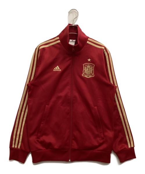 adidas（アディダス）adidas (アディダス) トラックジャケット レッド サイズ:Ｌの古着・服飾アイテム