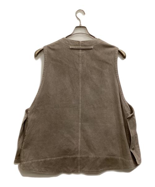 ANCELLM（アンセルム）ANCELLM (アンセルム) C/R DUCK UTILITY VEST ベージュ サイズ:2の古着・服飾アイテム