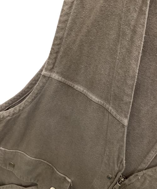 ANCELLM（アンセルム）ANCELLM (アンセルム) C/R DUCK UTILITY VEST ベージュ サイズ:2の古着・服飾アイテム