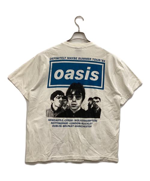 giant（ジャイアント）GIANT (ジャイアント) Oasis Definitely Maybe Summer tour Tシャツ ホワイト サイズ:XLの古着・服飾アイテム