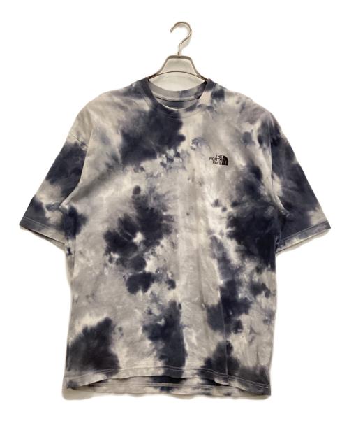 THE NORTH FACE（ザ ノース フェイス）THE NORTH FACE (ザ ノース フェイス) S/SタイダイハンドライティングTee ネイビー サイズ:Ｌの古着・服飾アイテム
