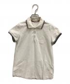 MONCLERモンクレール）の古着「MAGLIA POLO MANICA CORTA」｜ホワイト