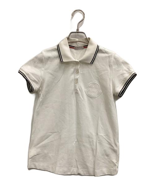 MONCLER（モンクレール）MONCLER (モンクレール) MAGLIA POLO MANICA CORTA ホワイト サイズ:-の古着・服飾アイテム