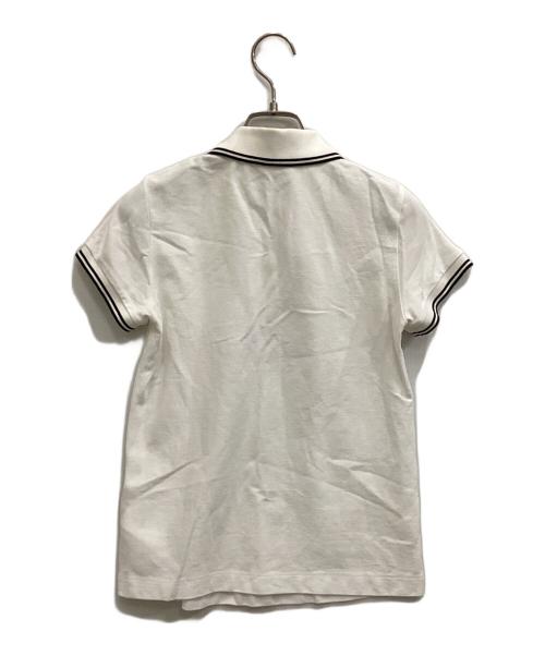 MONCLER（モンクレール）MONCLER (モンクレール) MAGLIA POLO MANICA CORTA ホワイト サイズ:-の古着・服飾アイテム