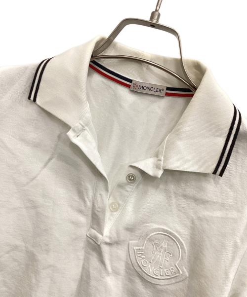 MONCLER（モンクレール）MONCLER (モンクレール) MAGLIA POLO MANICA CORTA ホワイト サイズ:-の古着・服飾アイテム