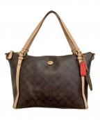 COACHコーチ）の古着「2WAYバッグ」｜ブラウン