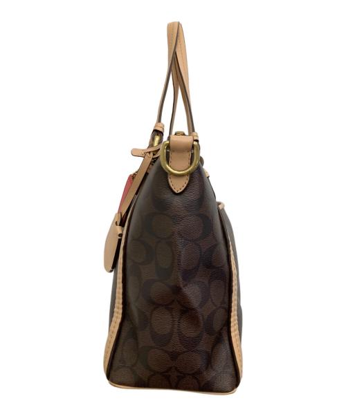 COACH（コーチ）COACH (コーチ) 2WAYバッグ ブラウンの古着・服飾アイテム