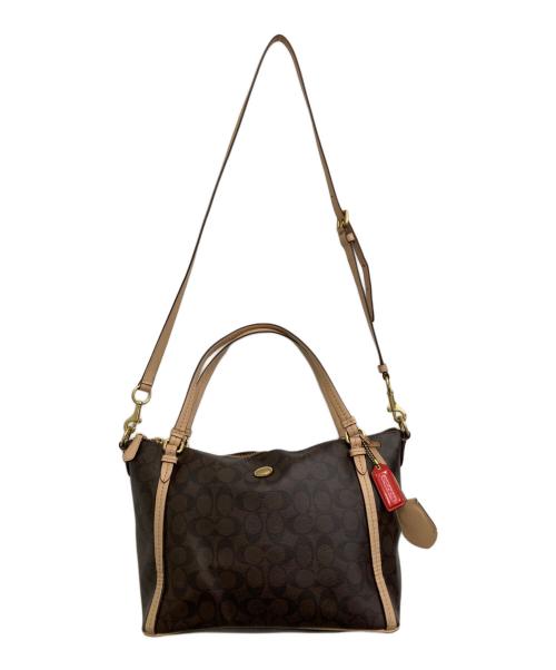 COACH（コーチ）COACH (コーチ) 2WAYバッグ ブラウンの古着・服飾アイテム