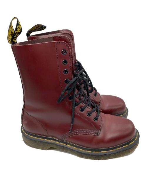 Dr.Martens（ドクターマーチン）Dr.Martens (ドクターマーチン) 10ホールブーツ バーガンディー サイズ:UK6の古着・服飾アイテム