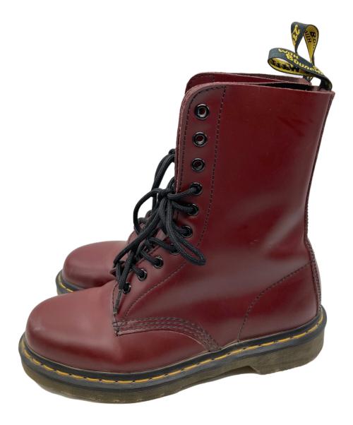 Dr.Martens（ドクターマーチン）Dr.Martens (ドクターマーチン) 10ホールブーツ バーガンディー サイズ:UK6の古着・服飾アイテム