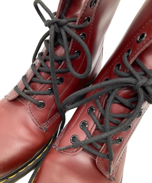 Dr.Martens（ドクターマーチン）Dr.Martens (ドクターマーチン) 10ホールブーツ バーガンディー サイズ:UK6の古着・服飾アイテム