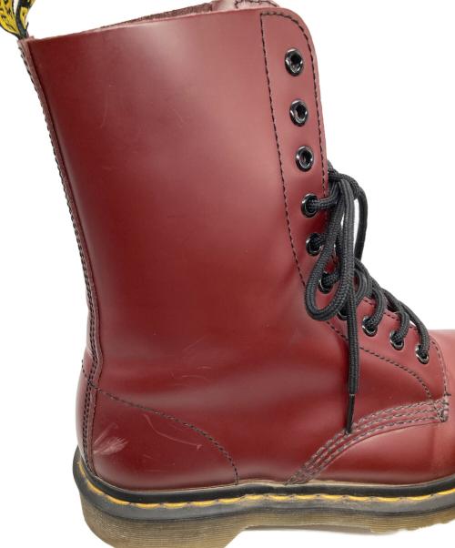 Dr.Martens（ドクターマーチン）Dr.Martens (ドクターマーチン) 10ホールブーツ バーガンディー サイズ:UK6の古着・服飾アイテム
