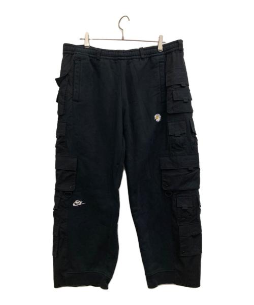 NIKE（ナイキ）NIKE (ナイキ) PEACEMINUSONE (ピースマイナスワン) カーゴパンツ ブラック サイズ:Mの古着・服飾アイテム