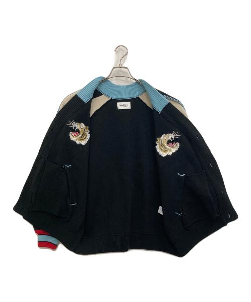 seesew（シーソー）seesew (シーソー) SKA CARDIGAN ブラック サイズ:Mの古着・服飾アイテム