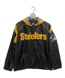 NFL（ナショナル・フットボール・リーグ）の古着「ナイロンジップパーカー」｜イエロー×ブラック