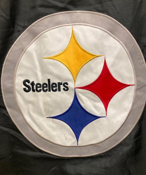 NFL（ナショナル・フットボール・リーグ）NFL (ナショナル・フットボール・リーグ) ナイロンジップパーカー イエロー×ブラック サイズ:Ｌの古着・服飾アイテム