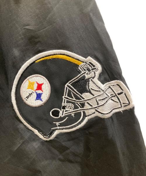 NFL（ナショナル・フットボール・リーグ）NFL (ナショナル・フットボール・リーグ) ナイロンジップパーカー イエロー×ブラック サイズ:Ｌの古着・服飾アイテム