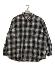 CarHartt（カーハート）の古着「チェックシャツ」｜ブラック