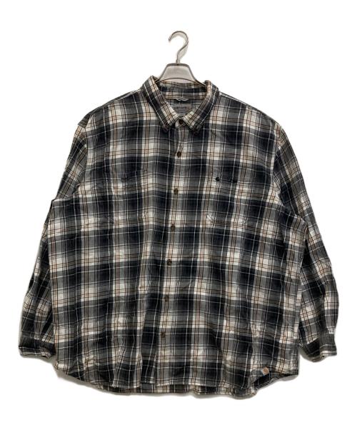 CarHartt（カーハート）CarHartt (カーハート) チェックシャツ ブラック サイズ:SIZE 4XLの古着・服飾アイテム