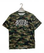 THE BLACK EYE PATCHブラックアイパッチ）の古着「カモフラ柄Tシャツ」｜カーキ