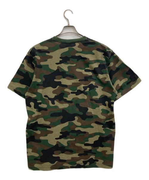 THE BLACK EYE PATCH（ブラックアイパッチ）THE BLACK EYE PATCH (ブラックアイパッチ) カモフラ柄Tシャツ カーキ サイズ:Ｌの古着・服飾アイテム