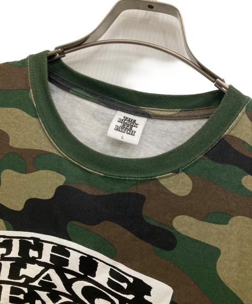 THE BLACK EYE PATCH（ブラックアイパッチ）THE BLACK EYE PATCH (ブラックアイパッチ) カモフラ柄Tシャツ カーキ サイズ:Ｌの古着・服飾アイテム
