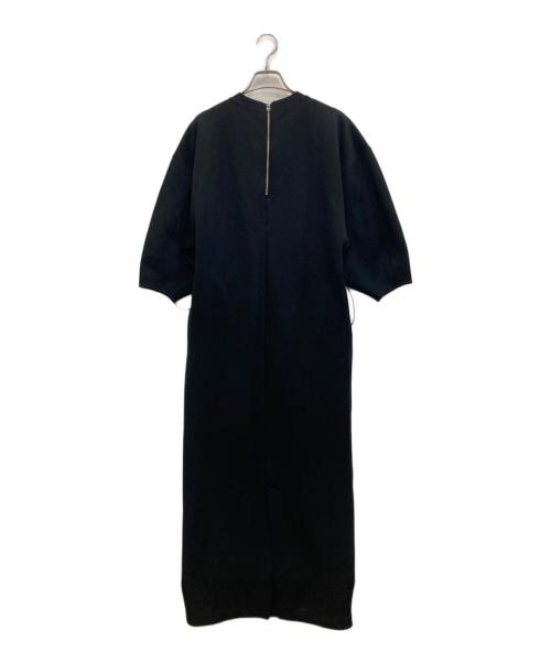 Adam et Rope（アダム エ ロペ）Adam et Rope (アダム エ ロペ) ハーフスリーブドロストワンピース ブラック サイズ:Fの古着・服飾アイテム