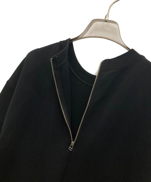Adam et Rope（アダム エ ロペ）Adam et Rope (アダム エ ロペ) ハーフスリーブドロストワンピース ブラック サイズ:Fの古着・服飾アイテム