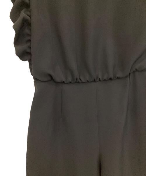 BORDERS at BALCONY（ボーダーズアットバルコニー）BORDERS at BALCONY (ボーダーズアットバルコニー) BALLOON FRILL SLEEVE JUMPSUIT ブラック サイズ:38の古着・服飾アイテム