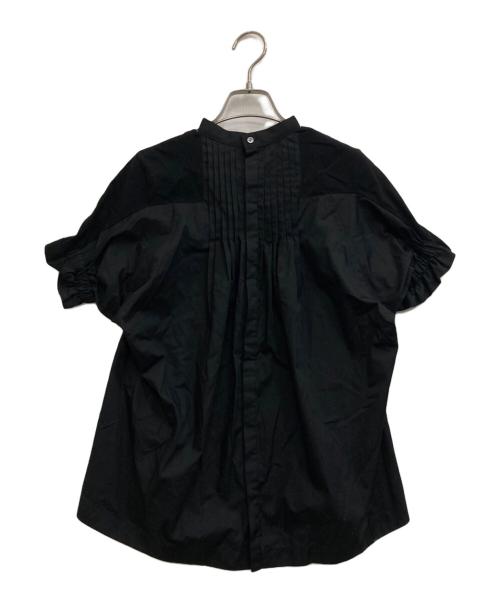 sacai（サカイ）sacai (サカイ) 異素材ドッキング ポケットカットソー ブラック サイズ:-の古着・服飾アイテム