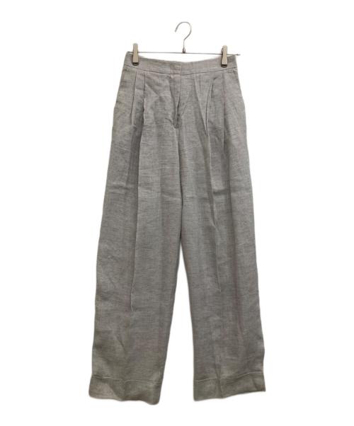 EMPORIO ARMANI（エンポリオ アルマーニ）EMPORIO ARMANI (エンポリオ アルマーニ) リネンパンツ グレー サイズ:38の古着・服飾アイテム